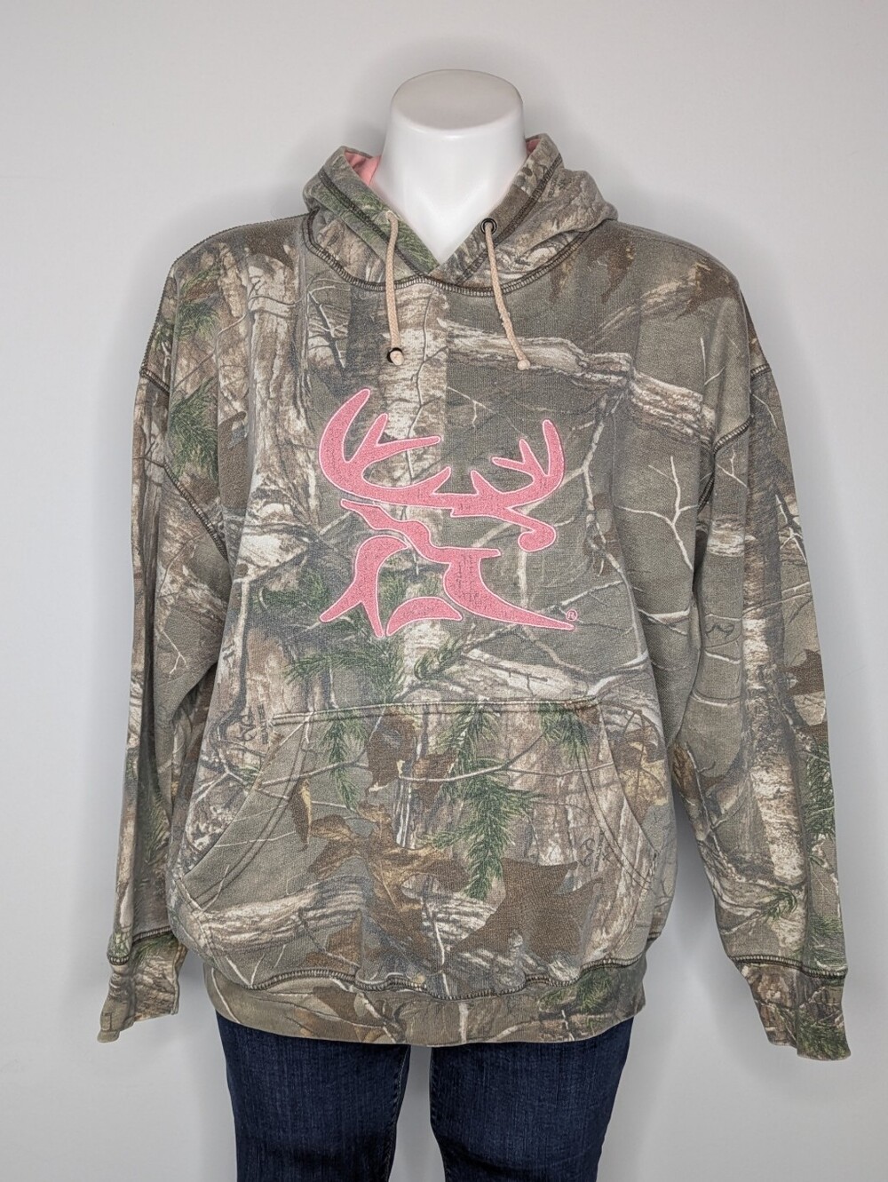 Bushmaster Brown Pink Camo Hoodie L
